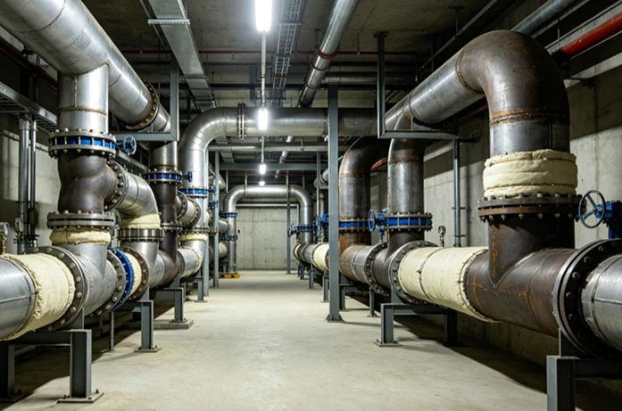 Hebei تقوم شركة Hongcheng Pipe Fittings Co., Ltd. بتوريد تجهيزات الأنابيب المصنوعة من سبائك الصلب لمشروع بتروكيماويات واسع النطاق